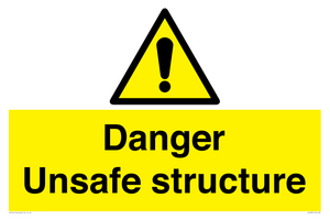 danger unsafe structure